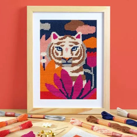 Atelier 64, Stickerei Tiger