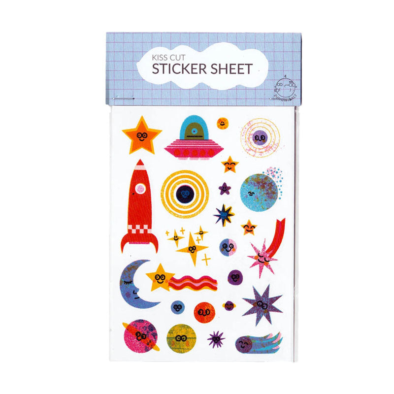 Sticker-Set, Weltraum