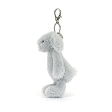 Load image into Gallery viewer, Jellycat ''Bashful Silver Bunny Bag Charm''