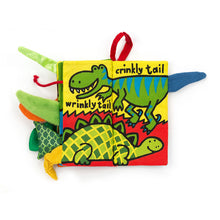 Load image into Gallery viewer, Jellycat Soft Baby Book ''Dino Tails''