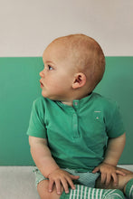 Load image into Gallery viewer, Baby Bloomer ''Bright Green'' GOTS Organic Cotton