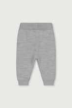 Load image into Gallery viewer, Merino Knit Baby Leggings ''Grey Melange''