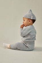 Load image into Gallery viewer, Merino Knit Baby Leggings ''Grey Melange''