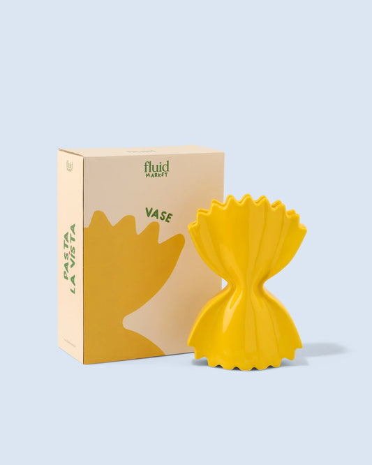 Nudelvase, Gelb