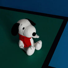 Load image into Gallery viewer, Snoopy Sitting with Scarf, Soft Toy 17cm