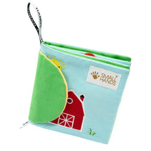 Load image into Gallery viewer, Small Hands Fabric Baby Book, Busy Farm