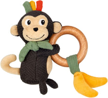 Lade das Bild in den Galerie-Viewer, Wooden Teether Rattle, Monkey