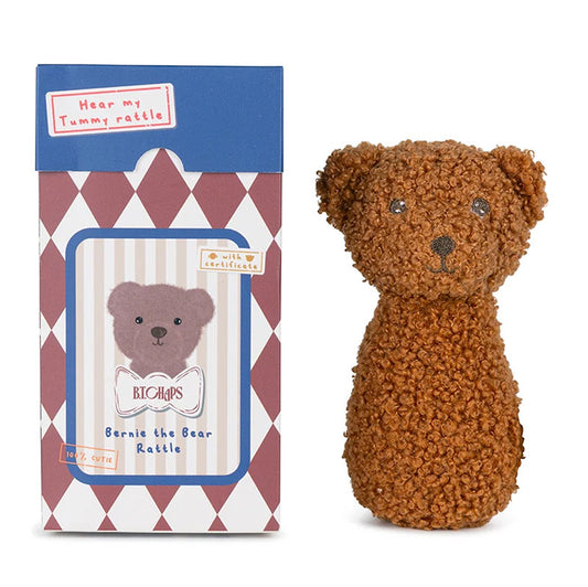 Rassel „Bernie der Bär“ in Geschenkbox