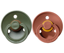 Load image into Gallery viewer, BIBS Pacifier Round, 6-18 Months ''Woodchuck / Hunter Green''