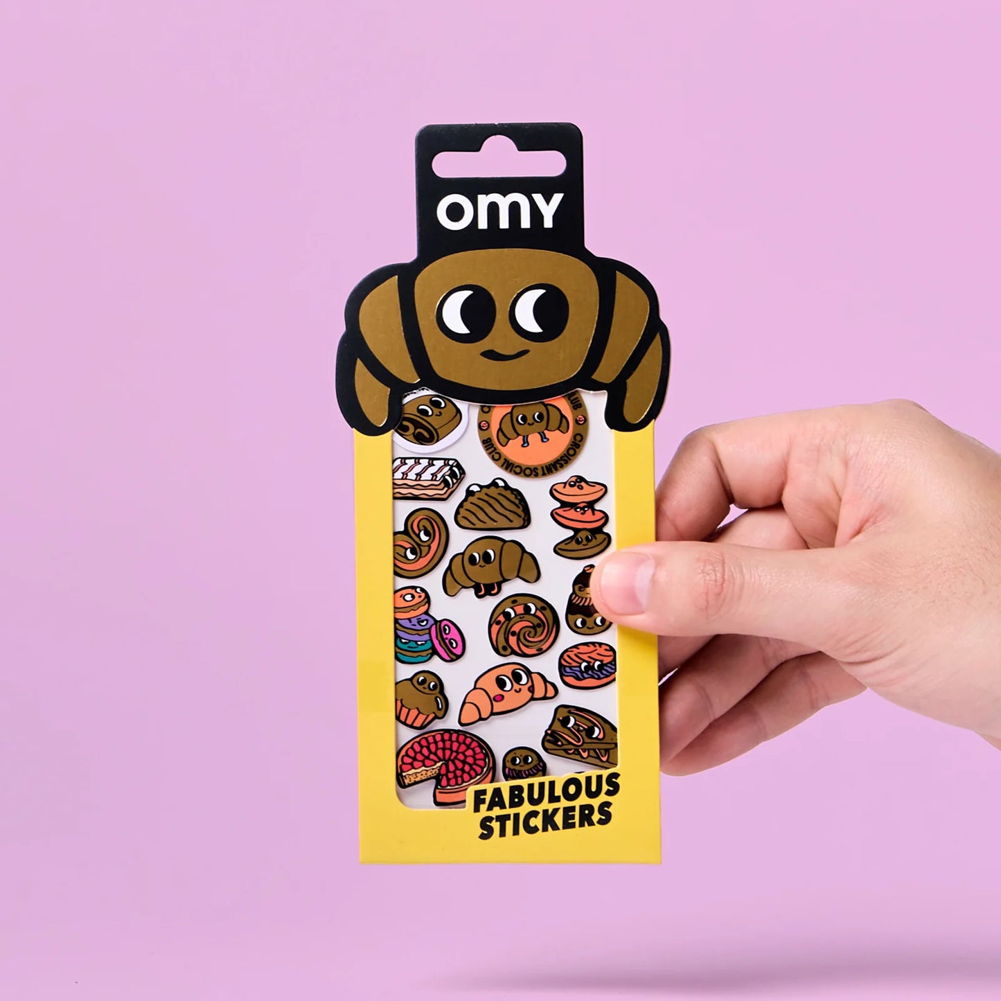 Fabelhaftes Sticker-Set, Ikonische Croissants