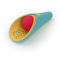 Load image into Gallery viewer, 3-in-1 Shovel, Sifter & Ball, Cuppi Banana Blue