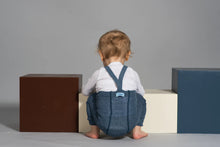 Lade das Bild in den Galerie-Viewer, Fußlose Strumpfhosen ''Steel Blue Blend'' 6 - 12 Monate