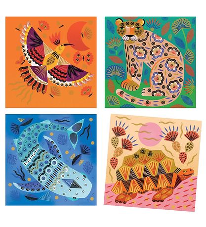Stamp Art Set, Patterns & Animals