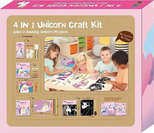 Creative Set, Unicorn 4-in-1