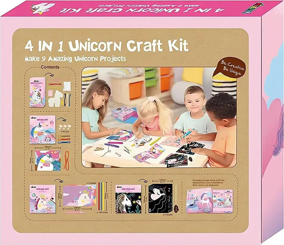 Creative Set, Unicorn 4-in-1