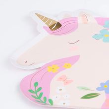 Load image into Gallery viewer, Party Plates, Meadow Unicorn