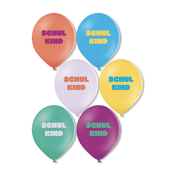 Schulkind Balloons, Rainbow