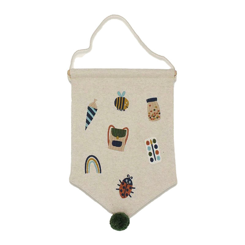 ''Schulkind'' Wall Flag, School Symbols