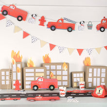 Load image into Gallery viewer, Fire Truck Party Garland