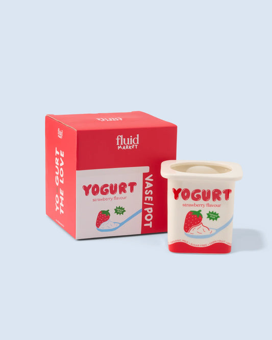 Erdbeer-Joghurt-Vase