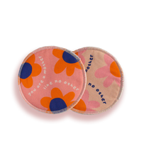 Load image into Gallery viewer, Moodie Washable Nursing Pads ''Flowerempower'' 3 Pack