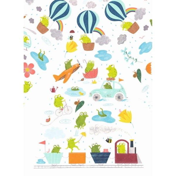 Children's Umbrella, Frogs