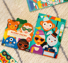 Lade das Bild in den Galerie-Viewer, Wiederverwendbares Aufkleber-Aktivitätsset, Lustige Gesichter