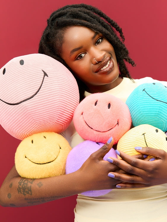 Smiley ECO Fuzzy, Gelb 23cm