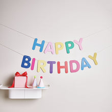Load image into Gallery viewer, Birthday Garland ''Happy Birthday'', Rainbow