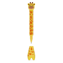 Lade das Bild in den Galerie-Viewer, Giraffen-Kugelschreiber mit Ständer „Stand-Ink Ovation“