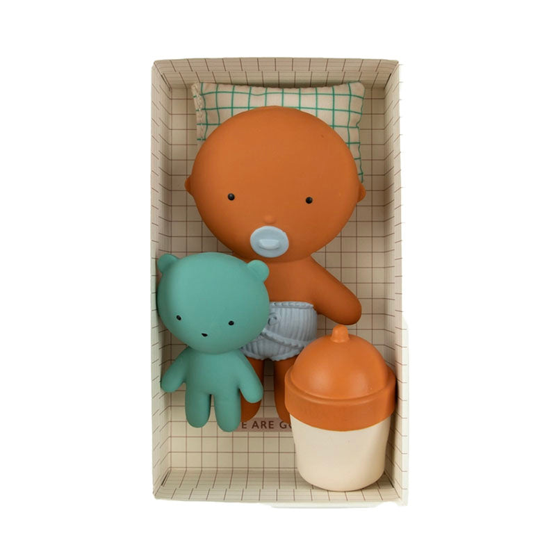 Gommu Pocket Doll & Accessories, Almond