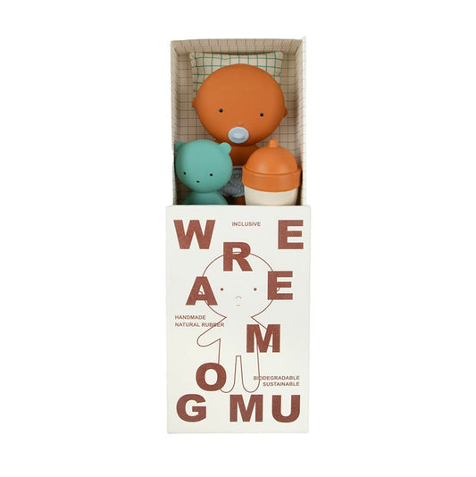 Gommu Pocket Doll & Accessories, Almond