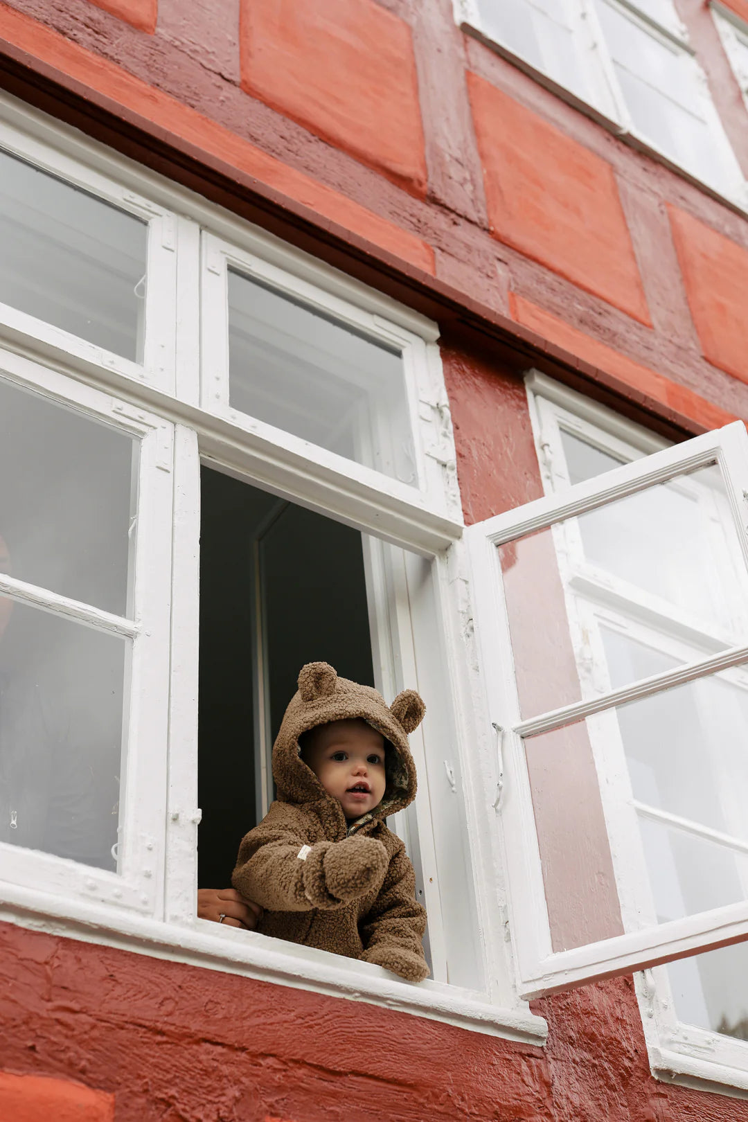 Grizz Teddy Baby Mittens ''Shitake''