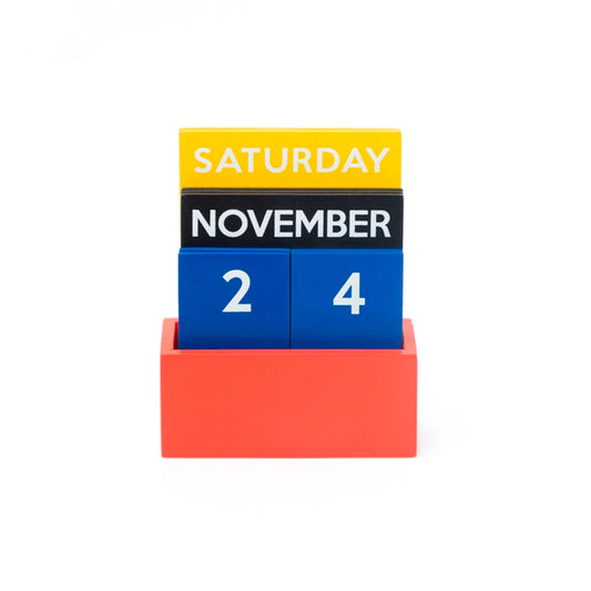 Kleiner ewiger Kalender, mehrfarbig
