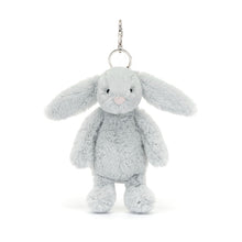 Load image into Gallery viewer, Jellycat ''Bashful Silver Bunny Bag Charm''