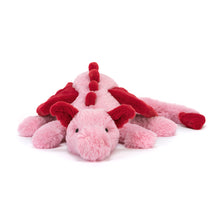 Lade das Bild in den Galerie-Viewer, Jellycat „Heart Dragon“ Plüschtier