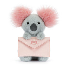 Lade das Bild in den Galerie-Viewer, Jellycat „Koala mit Nachricht“ Plüschtier
