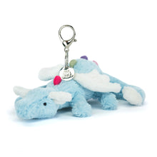 Load image into Gallery viewer, Jellycat Sky Dragon Bag Charm