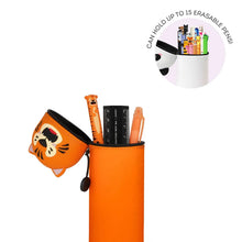 Load image into Gallery viewer, 2-in-1 Soft Silicone Pencil Case, Tiger