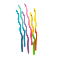 Load image into Gallery viewer, Colour Changing Straws, Wiggly Worms