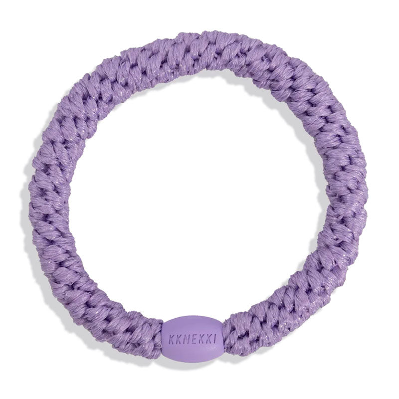 Kknekki Hair Tie, Violet Glitter
