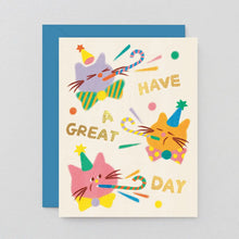 Load image into Gallery viewer, ''Cat Celebration'' Birthday Card