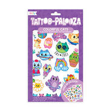 Load image into Gallery viewer, Temporary Tattoos ''Colorful Cats''
