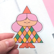 Load image into Gallery viewer, Vinyl Sticker, Festive Friend Sticker