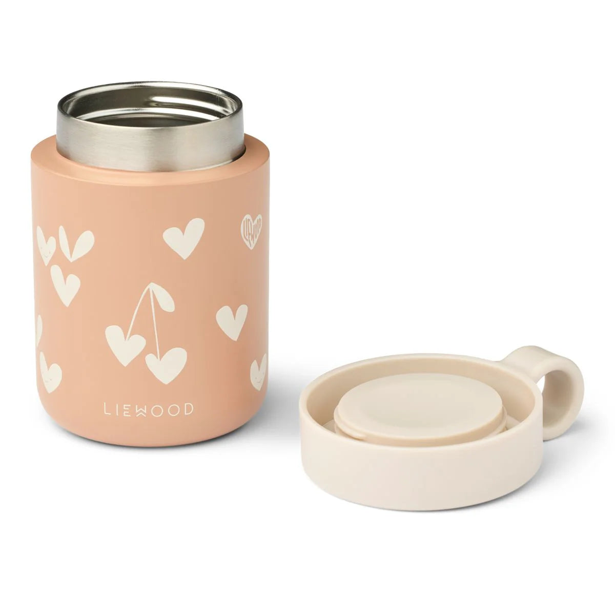 Kiani Insulated Food Jar, Mini Cherry Heart
