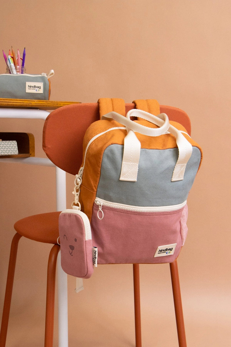 Children's Arthur Backpack, Tricolour Sage