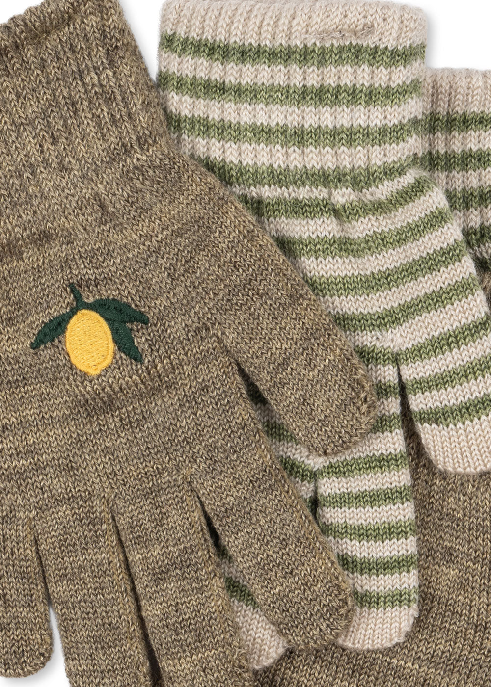 Filla Gloves ''Lemon Stripe'' Set of 2, Various Sizes