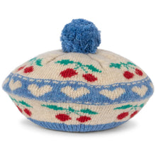 Load image into Gallery viewer, Children's Beret ''Belou Cherry Stripe''