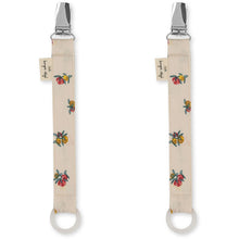 Load image into Gallery viewer, Pacifier Strap ''Peonia'', 2 Pack