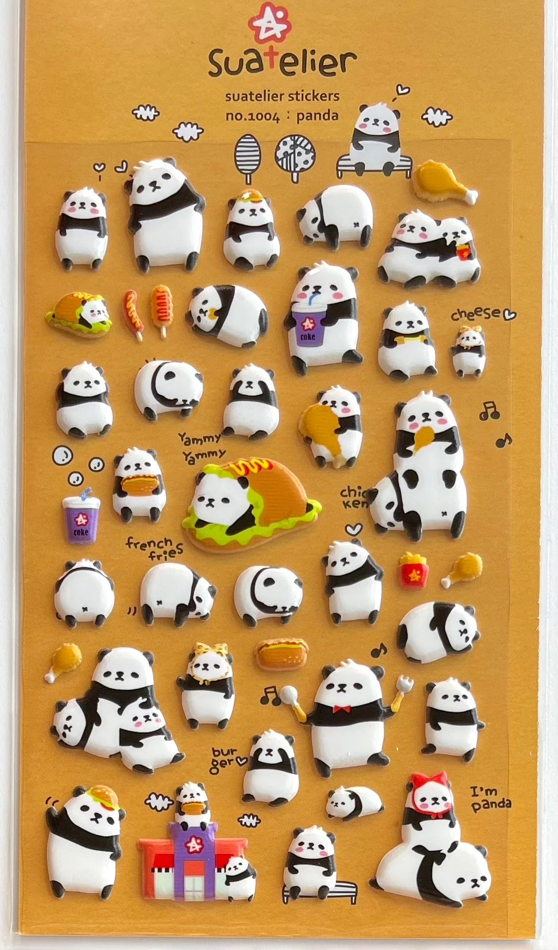 Puffy Stickers, Panda